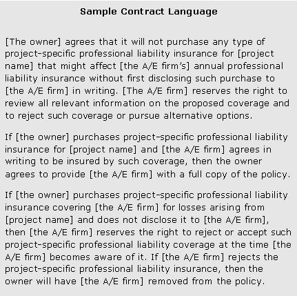 Sample Contract Language