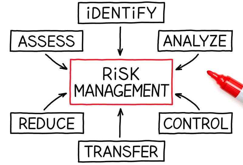 Risk management process chart