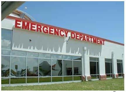 Acute Care Facility with Impact Resistant Windows