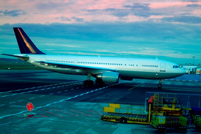 Airplane on tarmac