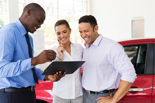 Auto sale contract seller and customers