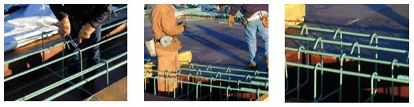 Construction Workers Tie Rebar - Lyons - October 2019