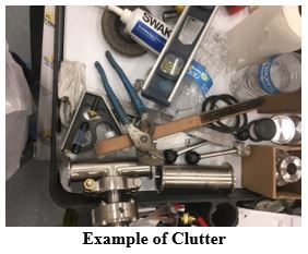 Example of Clutter - Lyons - October 2018