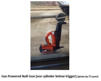 Gas Powered Nail Gun