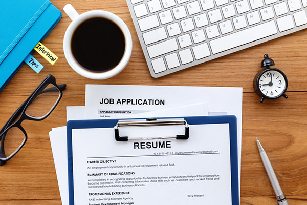Resume and job application