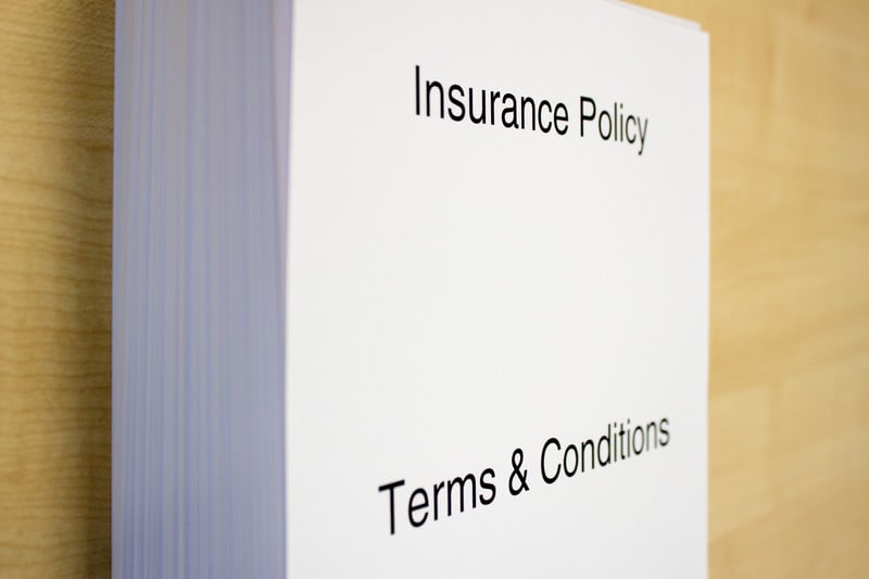 Stack of insurance policies