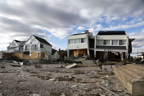 Hurricane damage to homes